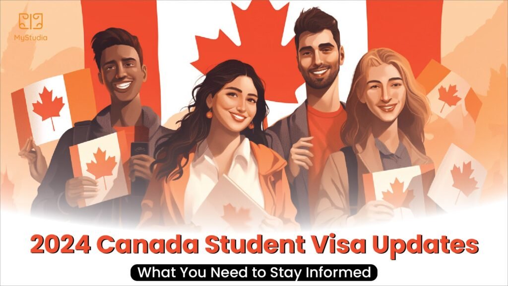 Visual instructions for obtaining a Canadian student visa, highlighting necessary forms and important deadlines.